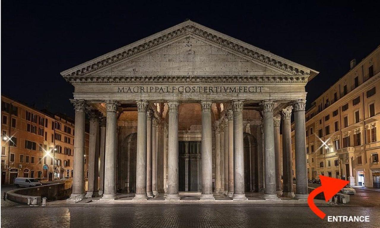 Ferienwohnung Rotonda 23 - Loft In Pantheon Rom Exterior foto